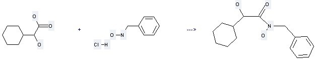 (R)-(-)-Hexahydromandelic acid can be used to produce N-Benzyl-2-cyclohexyl-2-hydroxyacetohydroxamsaeure.